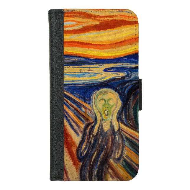 Edvard Munch - The Scream 1910 iPhone Wallet Case (Front)