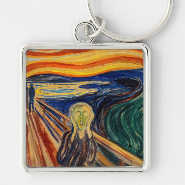 Edvard Munch - The Scream 1910 Keychain (Front)