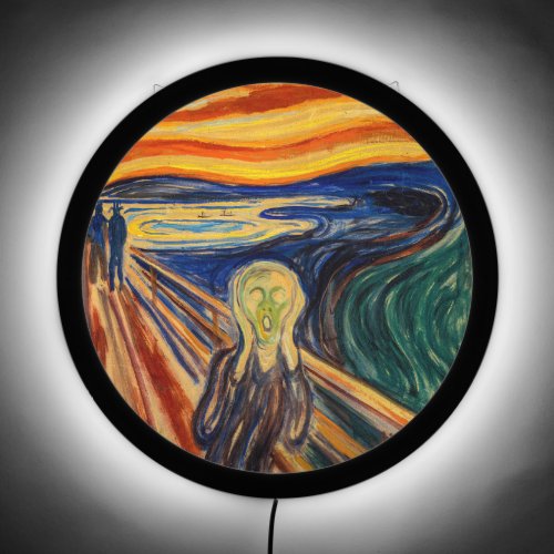 Edvard Munch _ The Scream 1910 LED Sign