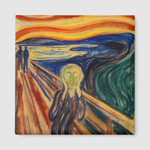 Edvard Munch _ The Scream 1910 Magnet