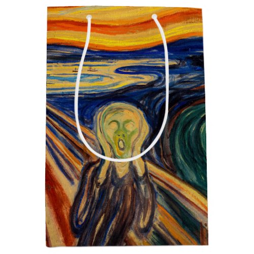 Edvard Munch _ The Scream 1910 Medium Gift Bag