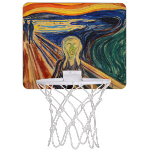 Edvard Munch - The Scream 1910 Mini Basketball Hoop