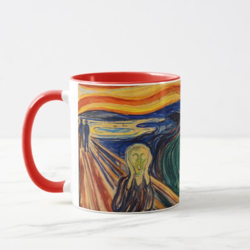 Edvard Munch _ The Scream 1910 Mug