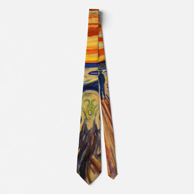 Edvard Munch - The Scream 1910 Neck Tie (Front)