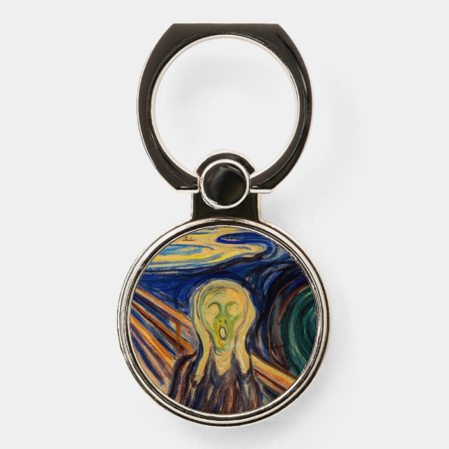 Edvard Munch - The Scream 1910 Phone Ring Stand (Front)