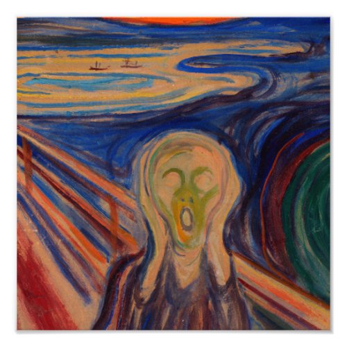 Edvard Munch The Scream 1910 Photo Print