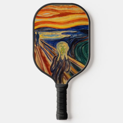 Edvard Munch _ The Scream 1910 Pickleball Paddle