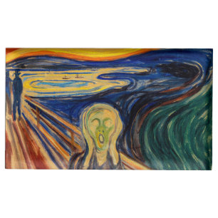 Edvard Munch - The Scream 1910 Place Card Holder