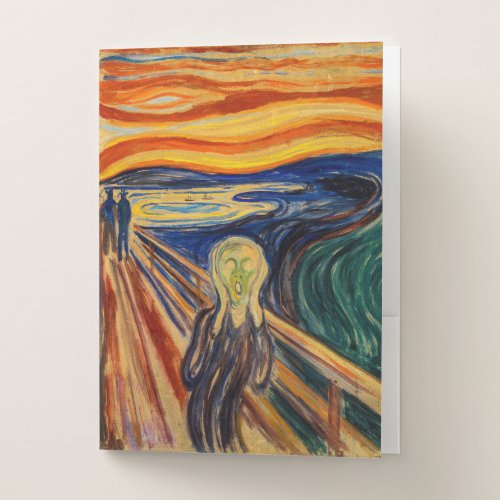 Edvard Munch _ The Scream 1910 Pocket Folder