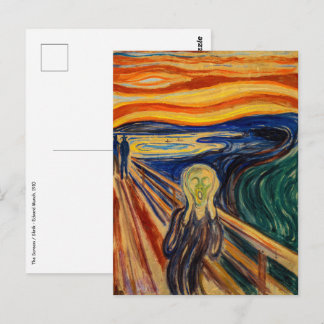 Edvard Munch - The Scream 1910 Postcard