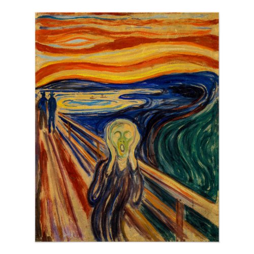 Edvard Munch _ The Scream 1910 Poster