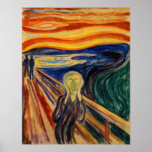 Edvard Munch _ The Scream 1910 Poster