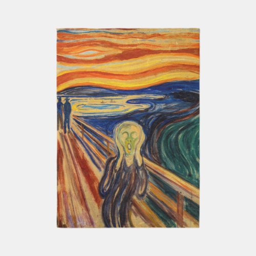 Edvard Munch _ The Scream 1910 Rug