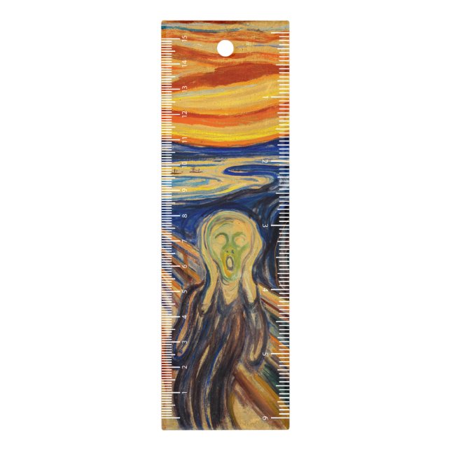Edvard Munch - The Scream 1910 Ruler (Vertical)