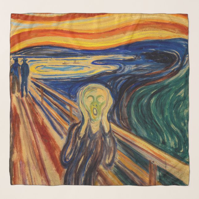 Edvard Munch - The Scream 1910 Scarf (Front (Horizontal))