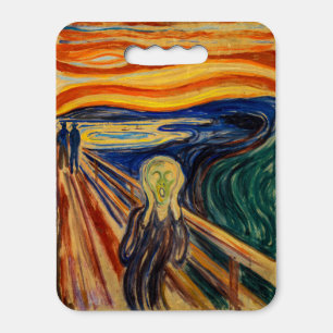 Edvard Munch - The Scream 1910 Seat Cushion
