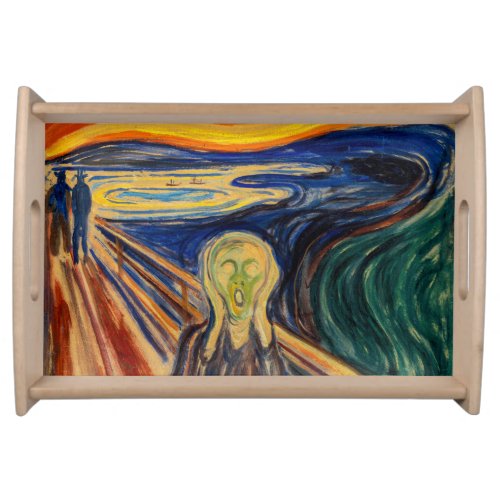 Edvard Munch _ The Scream 1910 Serving Tray