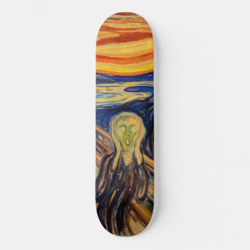 Edvard Munch _ The Scream 1910 Skateboard
