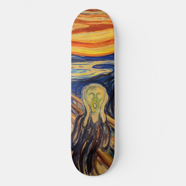 Edvard Munch - The Scream 1910 Skateboard (Front)