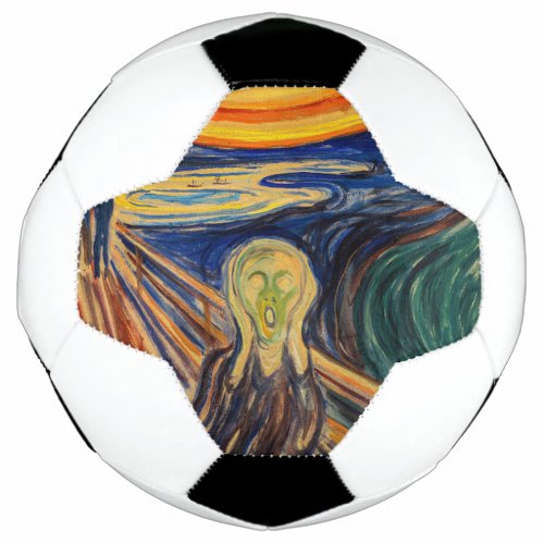 Edvard Munch _ The Scream 1910 Soccer Ball