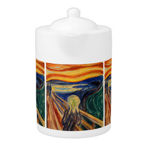 Edvard Munch - The Scream 1910 Teapot