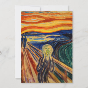 Edvard Munch - The Scream 1910 Thank You Card