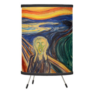Edvard Munch - The Scream 1910 Tripod Lamp