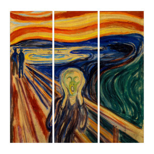 Edvard Munch - The Scream 1910 Triptych
