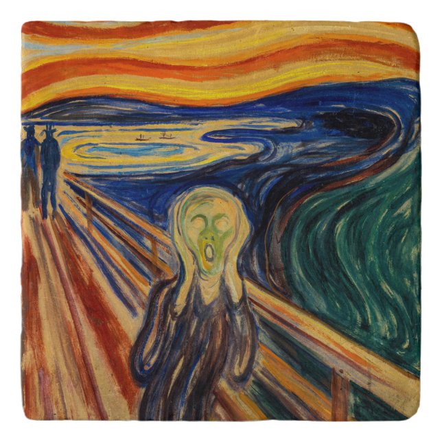Edvard Munch - The Scream 1910 Trivet (Front)