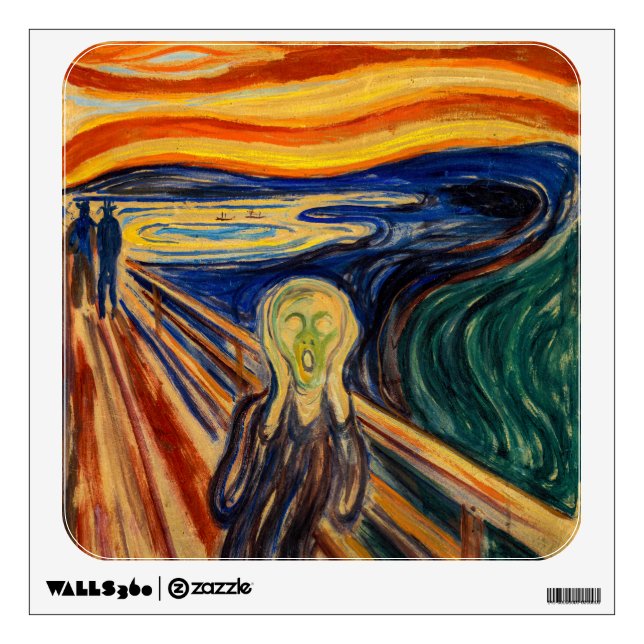 Edvard Munch - The Scream 1910 Wall Decal (Front)