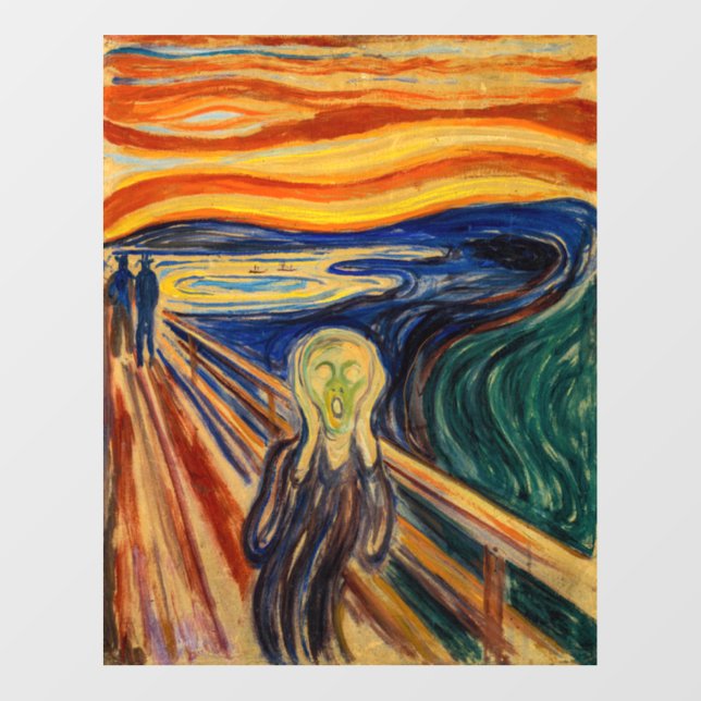 Edvard Munch - The Scream 1910 Wall Decal (Front)