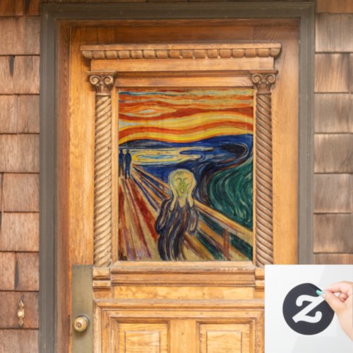 Edvard Munch _ The Scream 1910 Window Cling