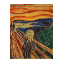 Edvard Munch - The Scream 1910 Wood Wall Art