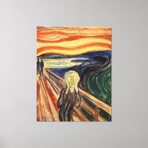 Edvard Munch The Scream Art Masterpiece Painting Canvas Print