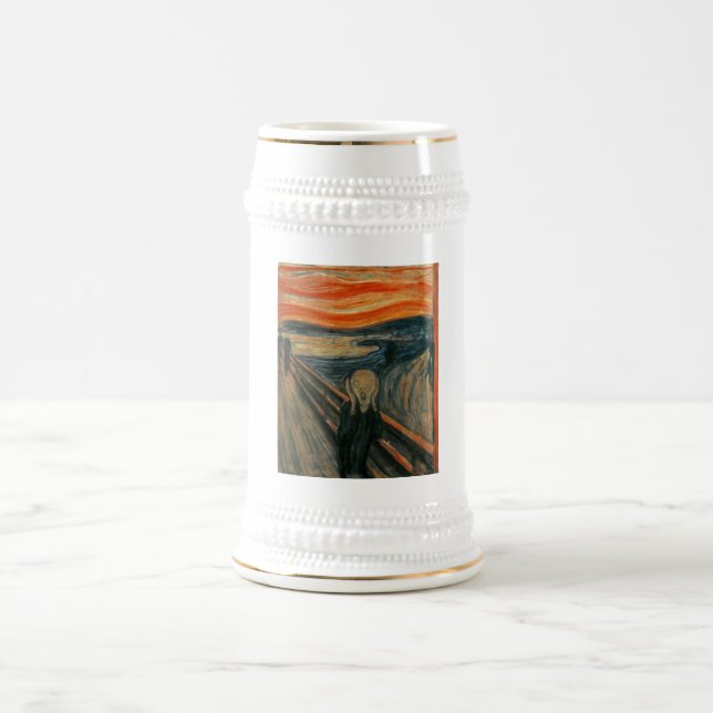 Edvard Munch - The Scream Beer Stein (Center)