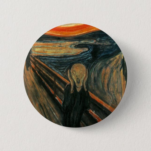 Edvard Munch - The Scream Button (Front)