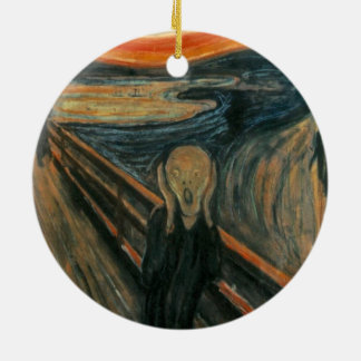 Edvard Munch - The Scream Ceramic Ornament