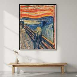Edvard Munch The Scream Fine Art Expressionism  Poster