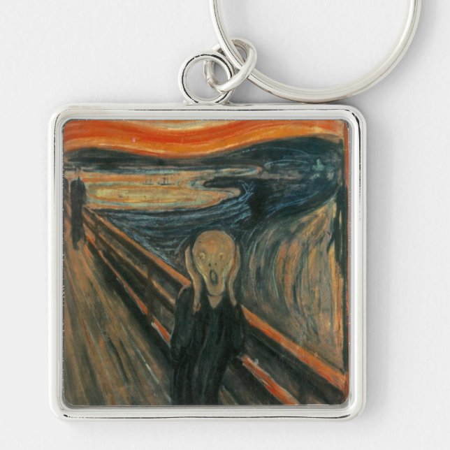 Edvard Munch - The Scream Keychain (Front)