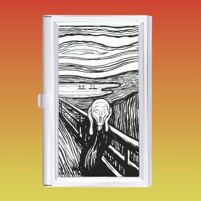 Edvard Munch - The Scream Lithography Business Card Case (Creator Uploaded)