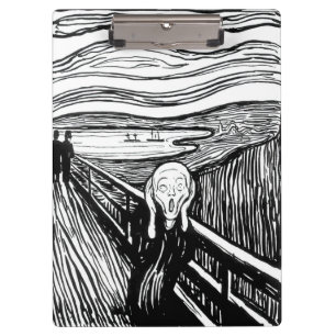 Edvard Munch - The Scream Lithography Clipboard