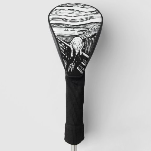 Edvard Munch _ The Scream Lithography Golf Head Cover