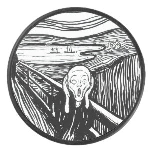 Edvard Munch - The Scream Lithography Hockey Puck