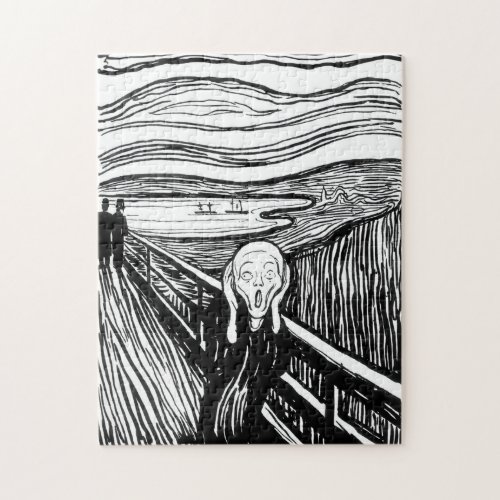 Edvard Munch _ The Scream Lithography Jigsaw Puzzle