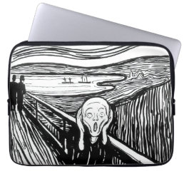 Edvard Munch - The Scream Lithography Laptop Sleeve