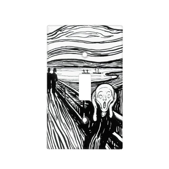 Edvard Munch - The Scream Lithography Light Switch Cover (Front)