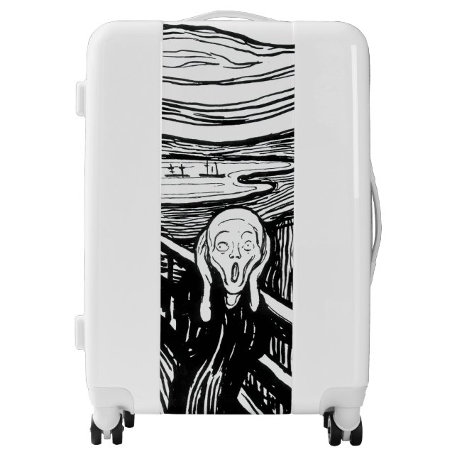 Edvard Munch - The Scream Lithography Luggage (Front)