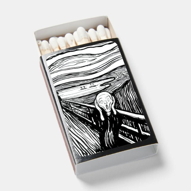 Edvard Munch - The Scream Lithography Matchboxes (Front Open)