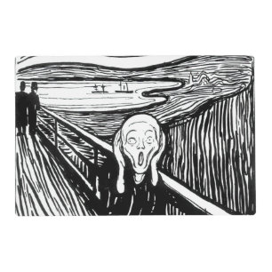 Edvard Munch - The Scream Lithography Placemat