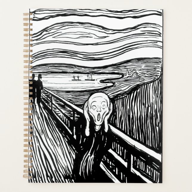 Edvard Munch - The Scream Lithography Planner (Front)